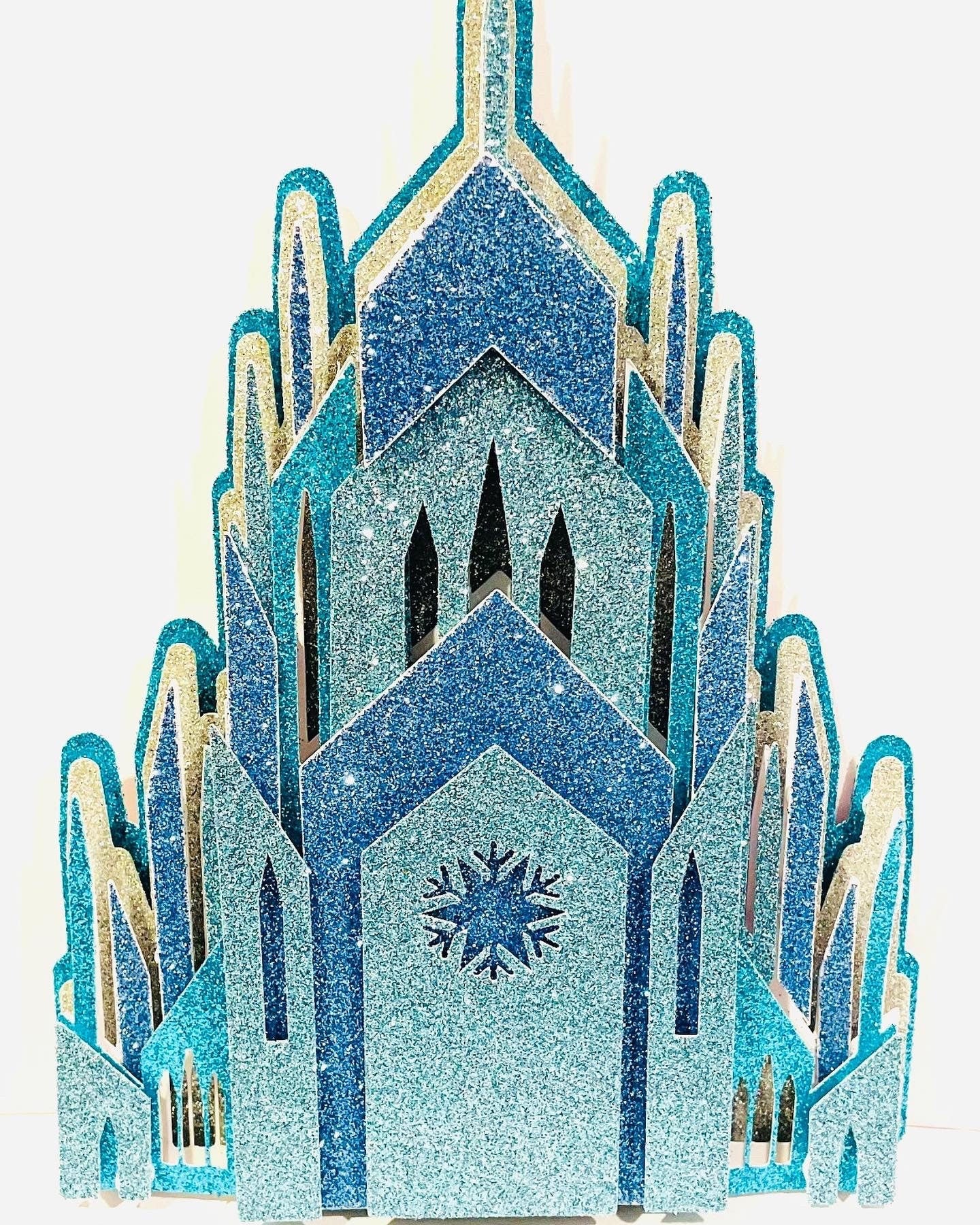 Elsa's Frozen Inspired Ice Castle Cake Topper & Memento – OwensUponATime